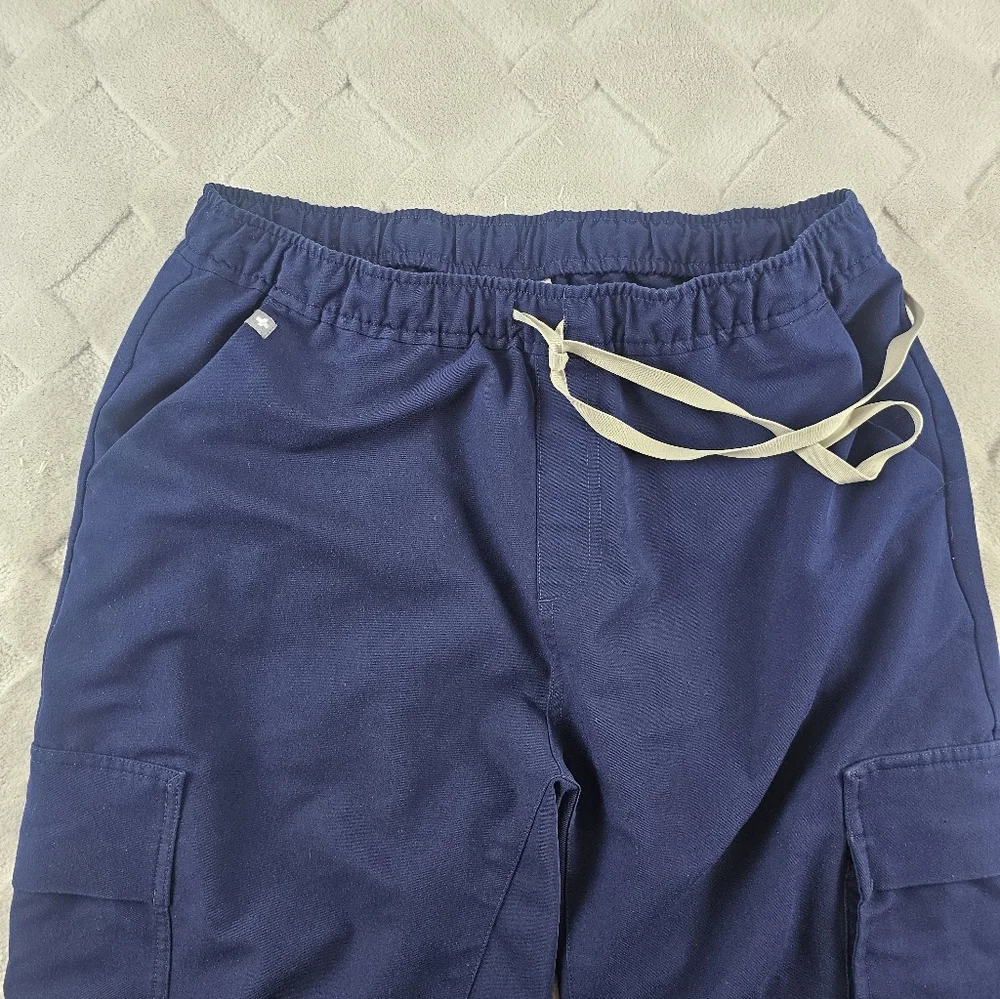 Figs Tansen Jogger Scrub Pants Mens Large Navy Blue Medical Nurse Wear
